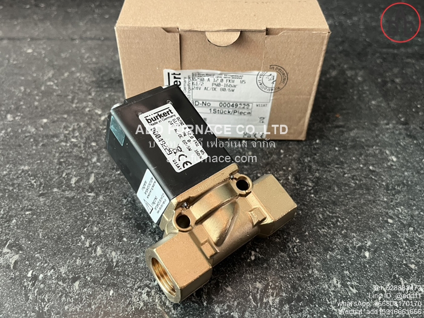 Burkert 0290 A 12,0 FKM MS (24V) (2)